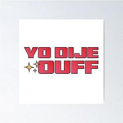 I Said OUFF Omar Rudberg Young Royals Poster