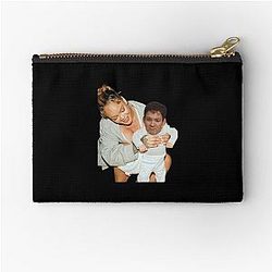 Rihanna Her Son Omar Rudberg Zipper Pouch