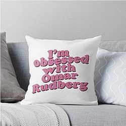 I’m obsessed Omar Rudberg Throw Pillow