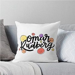 Omar Rudberg Smiley Faces Throw Pillow