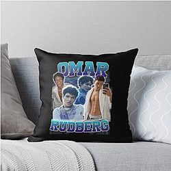 Omar Rudberg Retro Design Throw Pillow