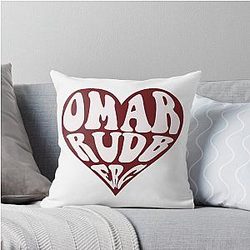 Omar Rudberg Heart Throw Pillow