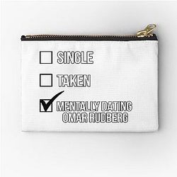 Single Mentally Dating Omar Rudberg Zipper Pouch