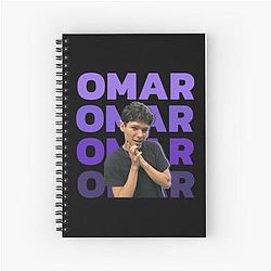 Omar Rudberg Ombré Spiral Notebook