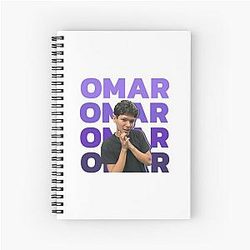 Omar Rudberg Ombr Spiral Notebook