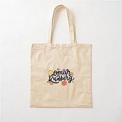 Omar Rudberg Smiley Faces Cotton Tote Bag