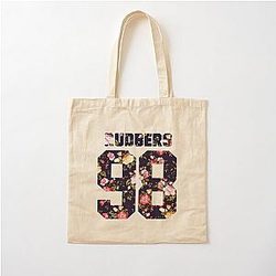 Omar Rudberg Floral Jersey Cotton Tote Bag