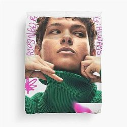 Pink Omar Rudberg Duvet Cover