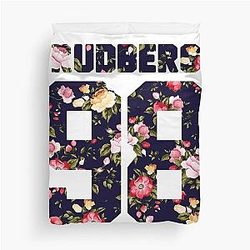 Omar Rudberg - Floral Jersey Duvet Cover