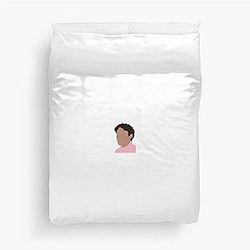 Omar Rudberg digital drawing duvet cover