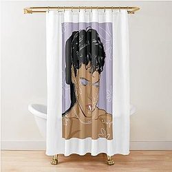 Flower Boy Omar Rudberg Shower Curtain