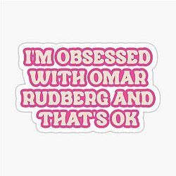 Obsessed with Omar Rudberg thats ok Young Royals Sticker