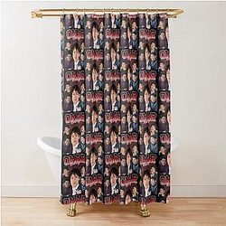 Omar Rudberg Retro Style Shower Curtain