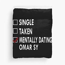 Dating Omar Sy Duvet Cover