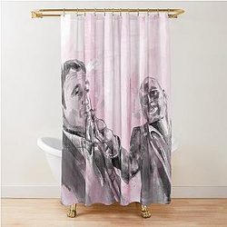 The Intouchables François Cluzet Omar Sy Shower Curtain