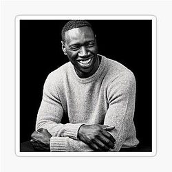 Omar Sy, Lupin Fotoprint Sticker