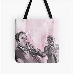 The Intouchables Francois Cluzet Omar Sy All Over Print Tote Bag