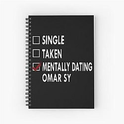 Omar Sy Spiral Notebook