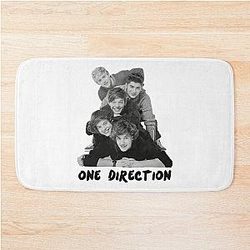 One Direction 5 with Text Bath Mat