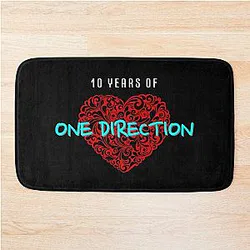 10 Years of One Direction Bath Mat