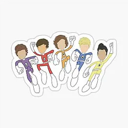 The Adventures of One Direction Sticker