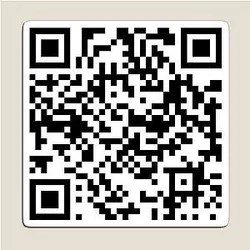 One Direction Teenage Dirtbag QR Code Magnet