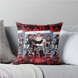 One Direction Throw Pillow