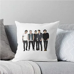 One Direction Throw Pillow