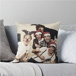 One Direction Christmas Throw Pillow