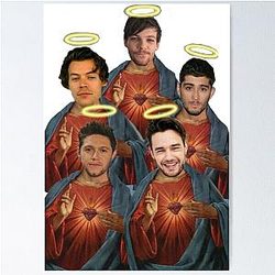 One Direction Saints Poster