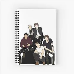 One Direction Spiral Notebook