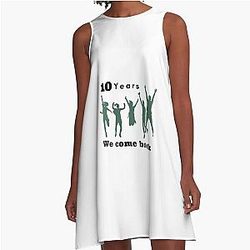 One Direction boy brand songs A-Line Dress