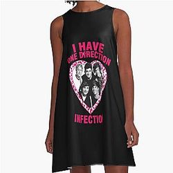I Have One Direction Infection A Line Dress