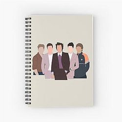 Faceless One Direction Spiral Notebook