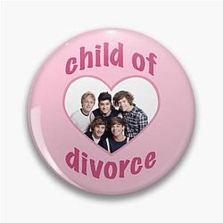 One Direction Child of Divorce Pin
