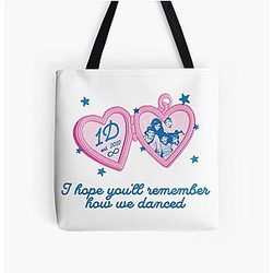 One Direction Best Song Ever heart locket All Over Print Tote Bag