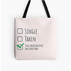 One Direction All Over Print Tote Bag