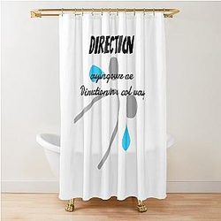 Crying over One Direction in a cool way Shower Curtain