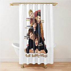 One Direction Shower Curtain