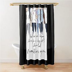 One Direction Shower Curtain