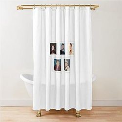 One Direction Shower Curtain