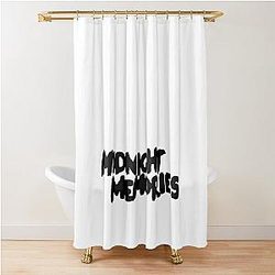 Midnight Memories One Direction logo Shower Curtain