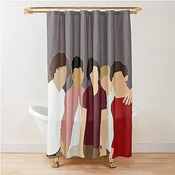 One Direction Shower Courtain