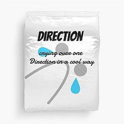 Crying Over One Direction T-Shirt Duvet Cover