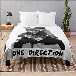 One Direction with Text Throw Blanket