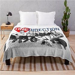 One Direction Heart Throw Blanket