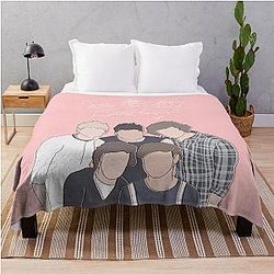 One Direction Art Throw Blanket