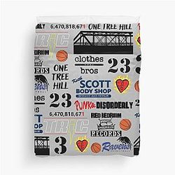 One Tree Hill Inspired 2000s TV Nostalgia Duvet Cover