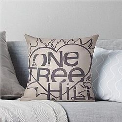 One Tree Hill Heart Throw Pillow