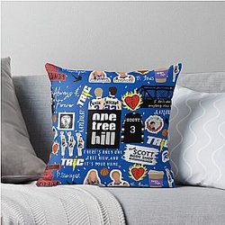 One Tree Hill Vintage TV-Inspired Fan Art Design Throw Pillow